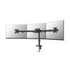 Neomounts Nero Quick Fix bras d'écran pour 3 moniteurs (avec pince et passe-câble) - noir 204017 - 1