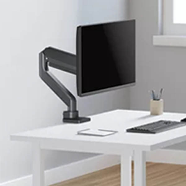 Neomounts Next Core bras d'écran à ressort à gaz pour 1 écran (avec pince et passe-câble) - noir 204020 - 7