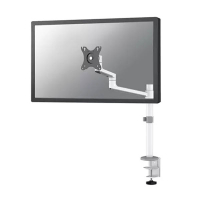 Neomounts Next Lite bras d'écran compact pour 1 moniteur (avec pince et passe-câble) - blanc 204013