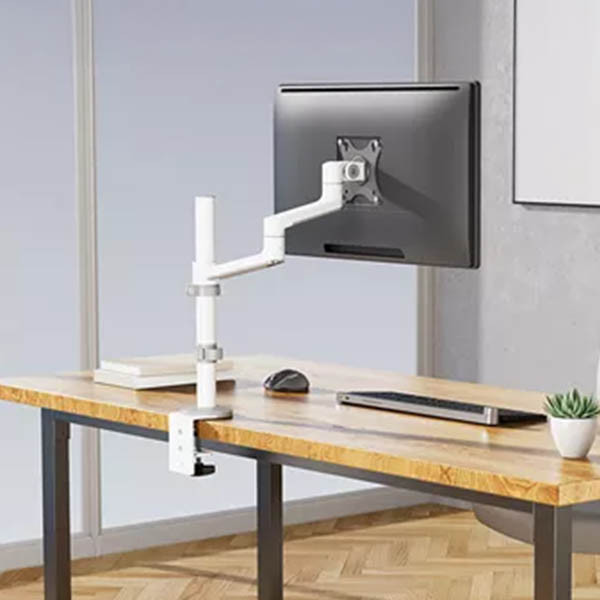 Neomounts Next Lite bras d'écran compact pour 1 moniteur (avec pince et passe-câble) - blanc 204013 - 9