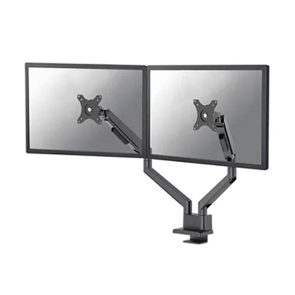 Neomounts Next Slim bras d'écran à ressort à gaz pour 2 écrans (avec pince et passe-câble) - noir 204019 - 1