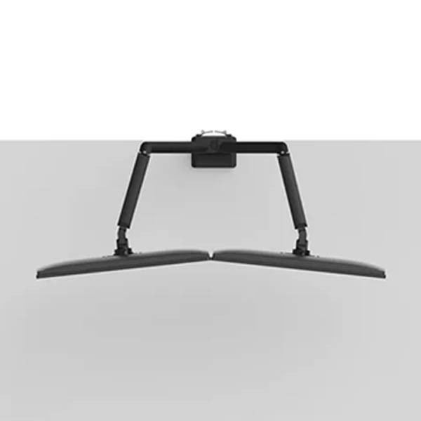 Neomounts Next Slim bras d'écran à ressort à gaz pour 2 écrans (avec pince et passe-câble) - noir 204019 - 3