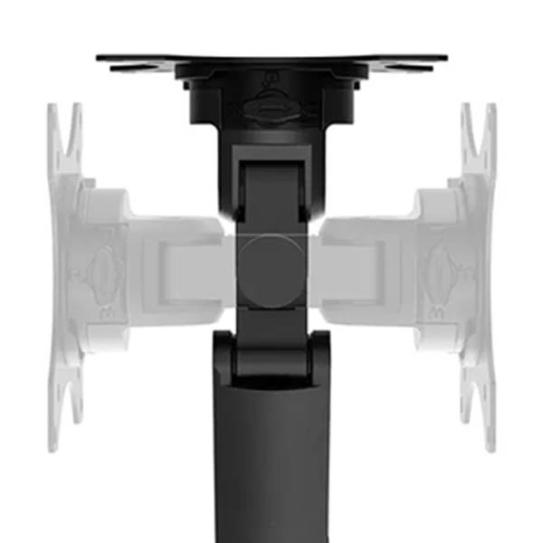 Neomounts Next Slim bras d'écran à ressort à gaz pour 2 écrans (avec pince et passe-câble) - noir 204019 - 4