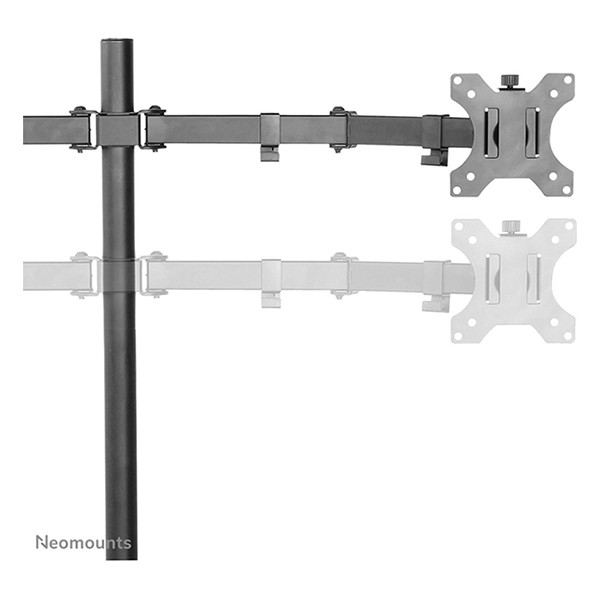 Neomounts bras d'écran pour 2 écrans (avec pince et oeillet) - noir 200332 - 4