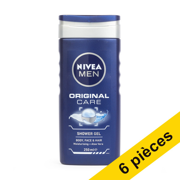 Offre : 6x gel douche Nivea Original Care pour hommes (250 ml) SNI06021 - 1