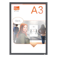 Nobo Impression Pro cadre clic-clac A3 - noir 247468