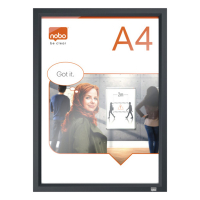 Nobo Impression Pro cadre clic-clac A4 - noir 247467