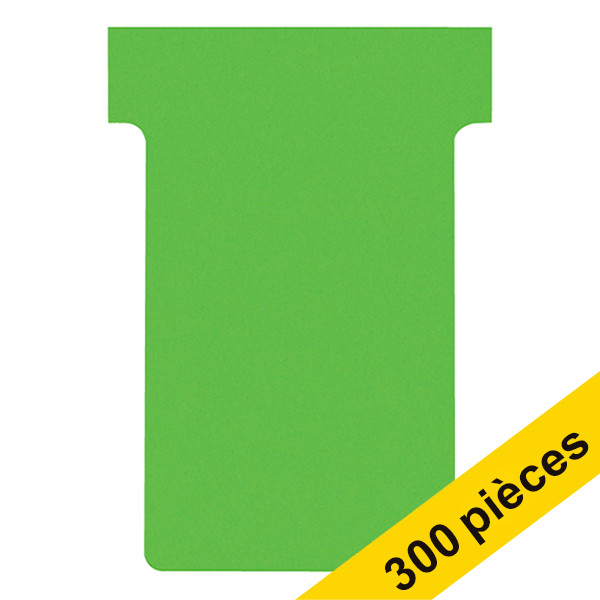 Offre : 3x Nobo fiches T taille 2 (100 fiches) - vert 247540 - 1