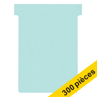 Offre : 3x Nobo fiches T taille 3 (100 fiches) - bleu clair