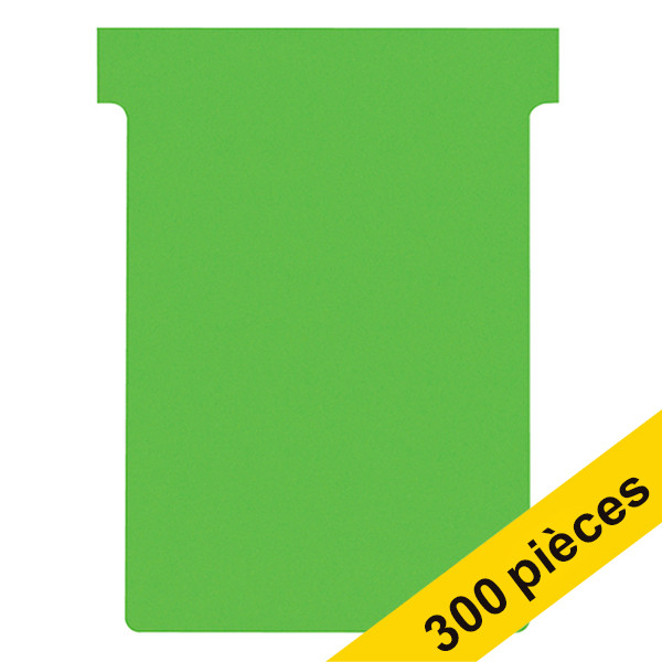 Offre : 3x Nobo fiches T taille 3 (100 fiches) - vert 247547 - 1