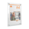 Nobo Premium Plus cadre d'affichage mobile acrylique transparent A4 247473 - 3