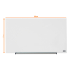 Nobo Widescreen tableau en verre magnétique (67,7 x 38,1 cm) - blanc 247321 - 2