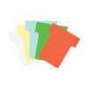 Nobo assortiment de fiches T taille 1,5 (5 couleurs) 247502 - 1