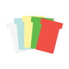 Nobo assortiment de fiches T taille 2 (5 couleurs) 247503 - 1