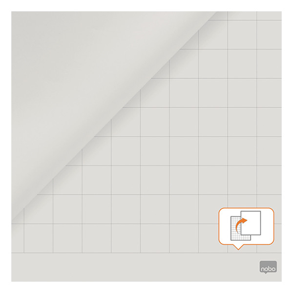 Nobo bloc papier pour chevalet de conférence recyclé 58 x 81 cm (50 feuilles) - blanc/quadrillé 247510 - 3
