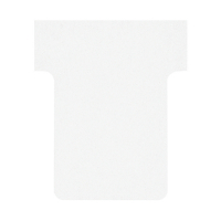 Nobo fiches T taille 1,5 (100 fiches) - blanc 247029