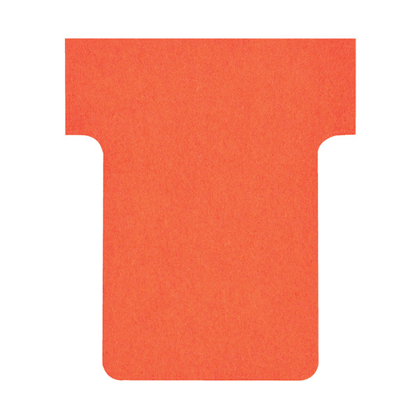 Nobo fiches T taille 1,5 (100 fiches) - rouge 247030 - 1