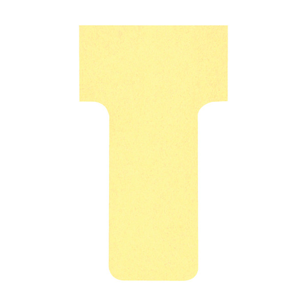 Nobo fiches T taille 1 (100 fiches) - jaune 247024 - 1