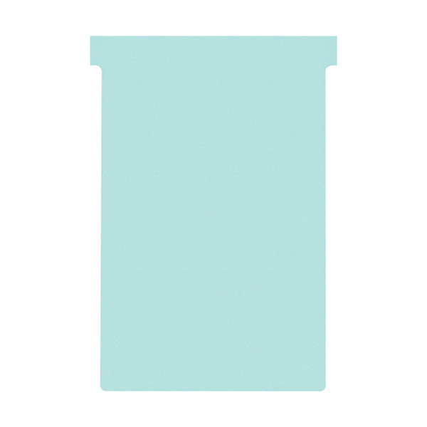 Nobo fiches T taille 4 (100 fiches) - bleu clair 247063 - 1