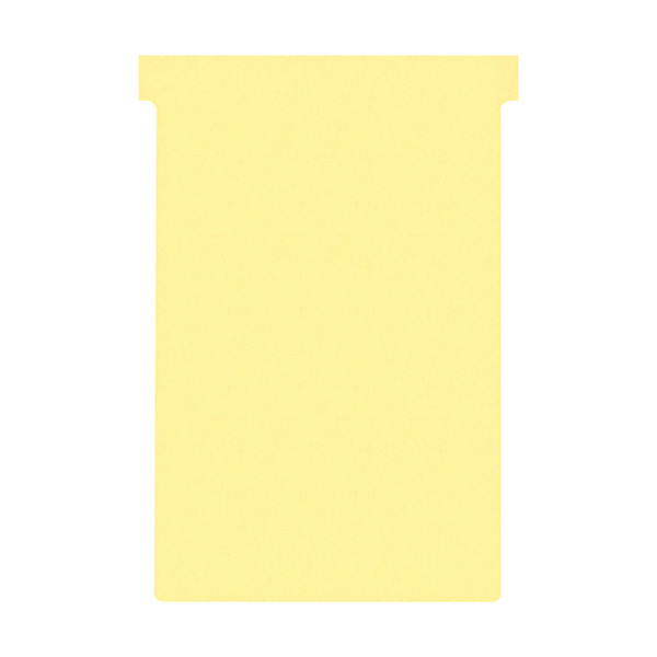 Nobo fiches T taille 4 (100 fiches) - jaune 247061 - 1