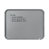 Nobo slimline tableau blanc magnétique en acier laqué 28 x 22 cm - argent 247139 - 3
