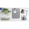 Nobo slimline tableau blanc magnétique en acier laqué 36 x 28 cm - argent 247141 - 5