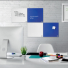 Nobo tableau en verre magnétique (45 x 45 cm) - bleu 247160 - 4