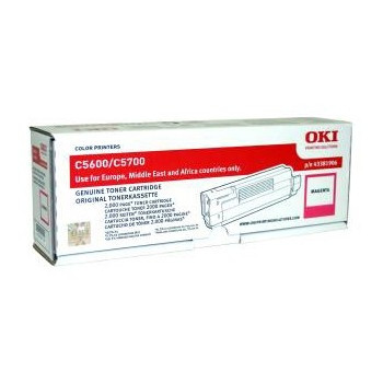 OKI 43381906 toner (d'origine) - magenta 035832 - 1