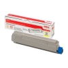OKI 43487709 toner (d'origine) - jaune 035880 - 1