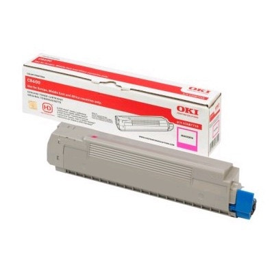 OKI 43487710 toner (d'origine) - magenta 035878 - 1