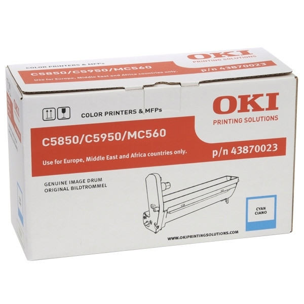 OKI 43870023 tambour (d'origine) - cyan 035992 - 1