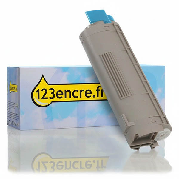 OKI 44318607 toner (marque 123encre) - cyan 036087 - 1