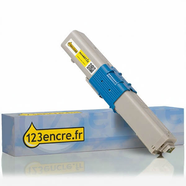 OKI 44469722, toner haute capacité (marque 123encre) - jaune 042549 - 1