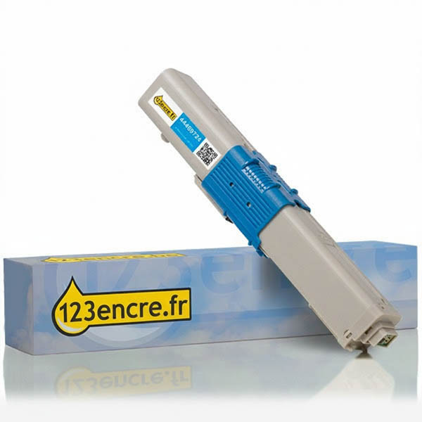 OKI 44469724 toner haute capacité (marque 123encre) - cyan 042545 - 1