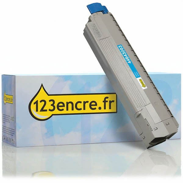 OKI 44643003 toner (marque 123encre) - cyan 042523 - 1