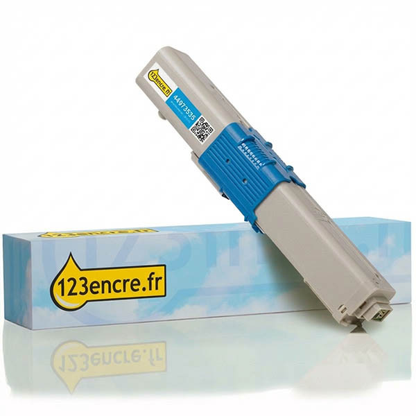 OKI 44973535 toner (marque 123encre) - cyan 042613 - 1