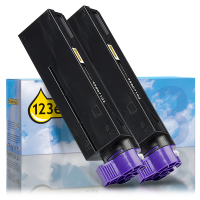 OKI 45807102 toner double pack (marque 123encre) - noir 042733