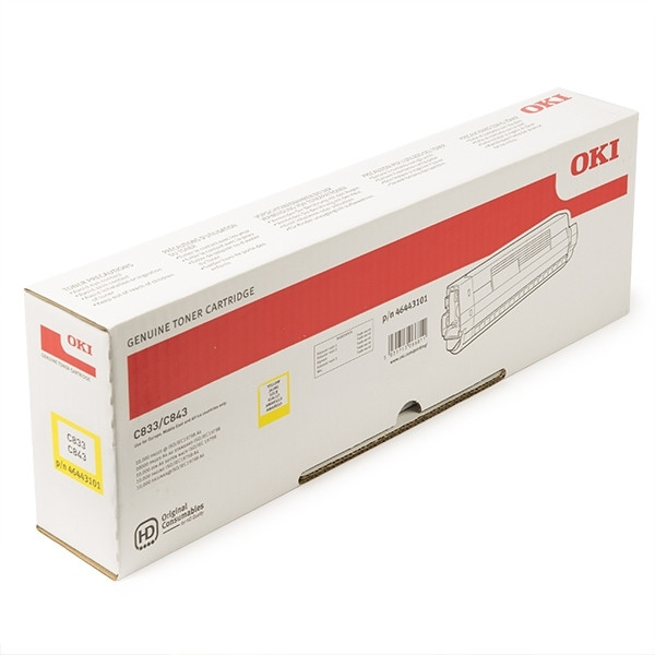 OKI 46443101 toner haute capacité (d'origine) - jaune 036190 - 1