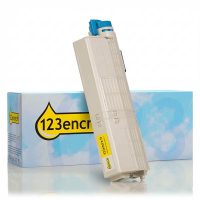 OKI 46490401 toner (marque 123encre) - jaune