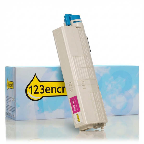 OKI 46490402 toner (marque 123encre) - magenta 036153 - 1