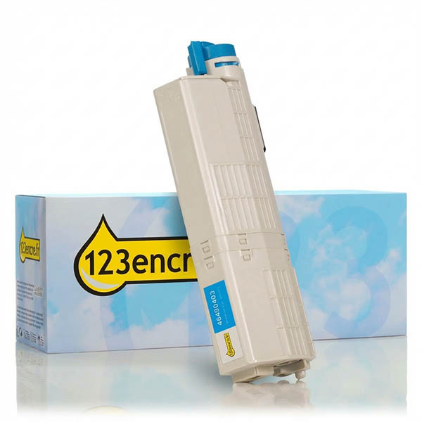 OKI 46490403 toner (marque 123encre) - cyan 036151 - 1