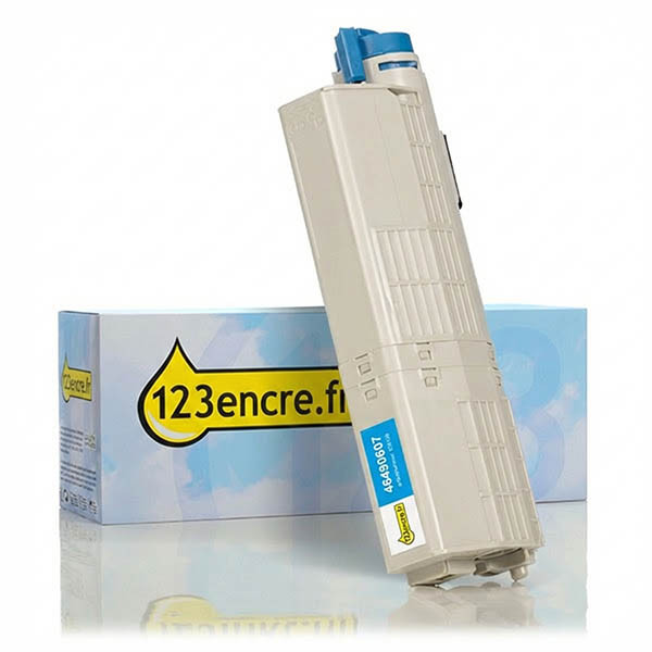 OKI 46490607 toner haute capacité (marque 123encre) - cyan 036159 - 1