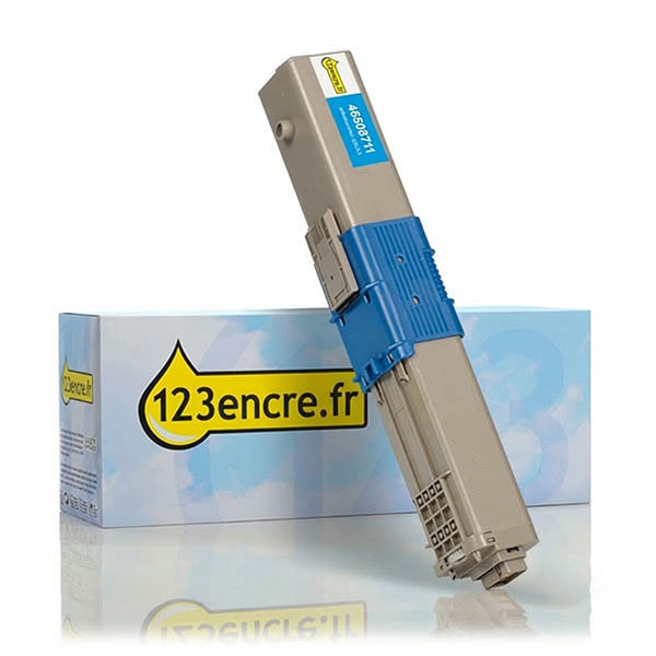 OKI 46508711 toner haute capacité (marque 123encre) - cyan 036243 - 1