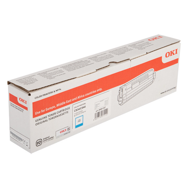 OKI 46861307 toner haute capacité (d'origine) - cyan 042768 - 1
