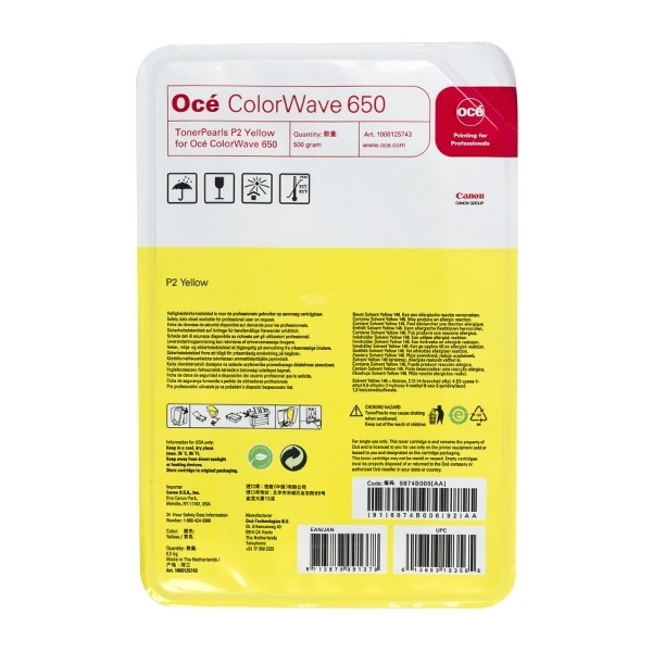 Océ 1060125743 toner (d'origine) - jaune 084524 - 1