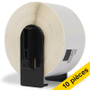 Offre: 10x marque 123encre remplace Brother DK-11208 étiquettes d'adresse grand format 650520 - 1