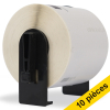 Offre: 10x marque 123encre remplace Brother DK-22205 rouleau de papier continu 650512 - 1