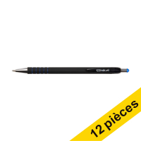 Offre: 12x 123encre stylo à bille ultra smooth (1 mm) - bleu 301666