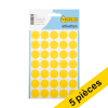 Offre: 5x 123encre pastilles de marquage Ø 19 mm - jaune (105 étiquettes) 301517 - 1