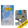 Offre: Marque 123encre remplace 5x Brother TZe-531 ruban 12 mm  - noir sur bleu 650660 - 1